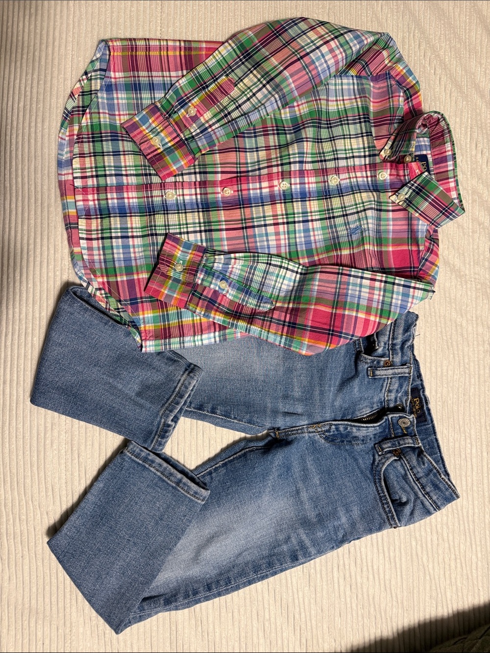 Polo by Ralph Lauren Boys Multicolor Plaid Button-Down Shirt